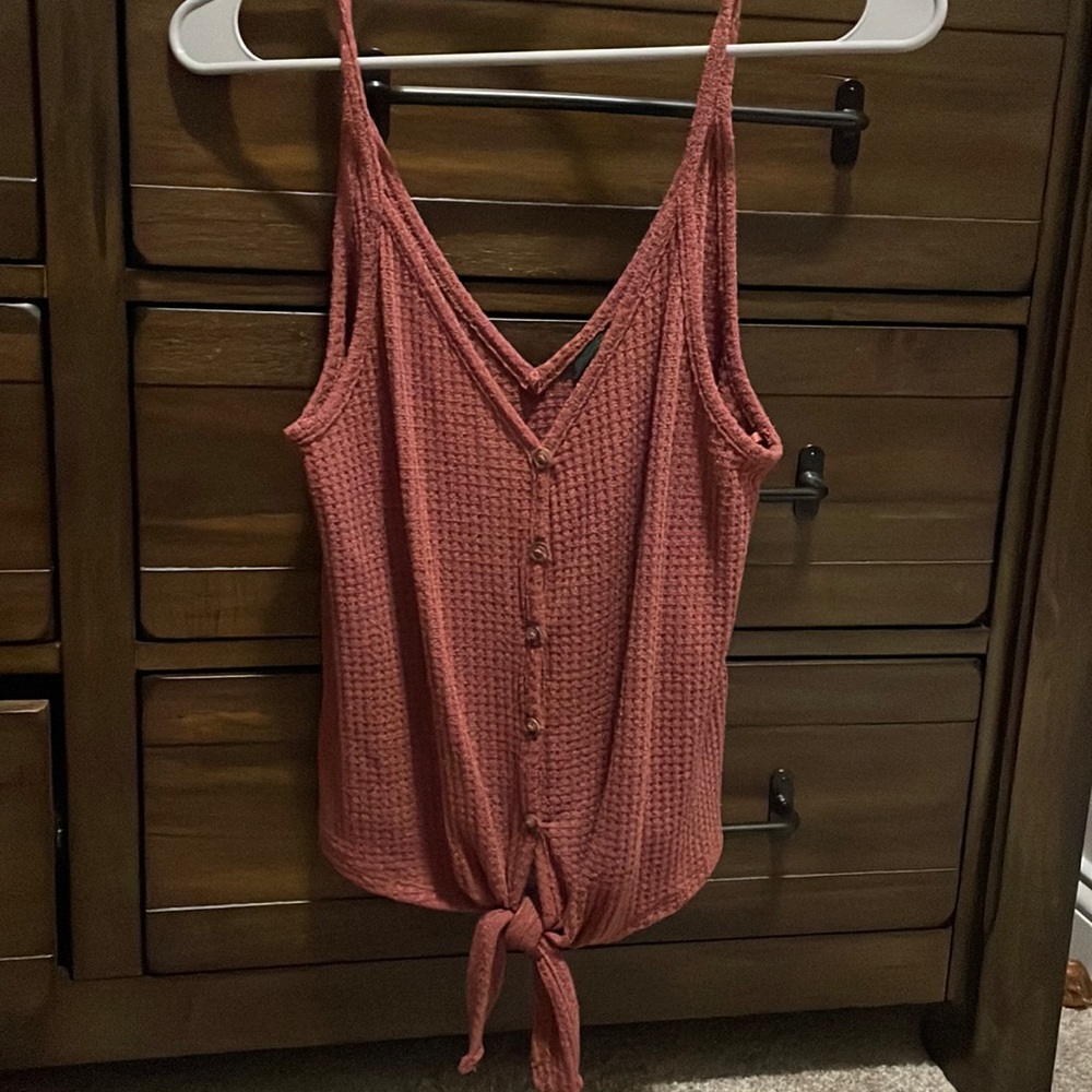 Maroon tank top